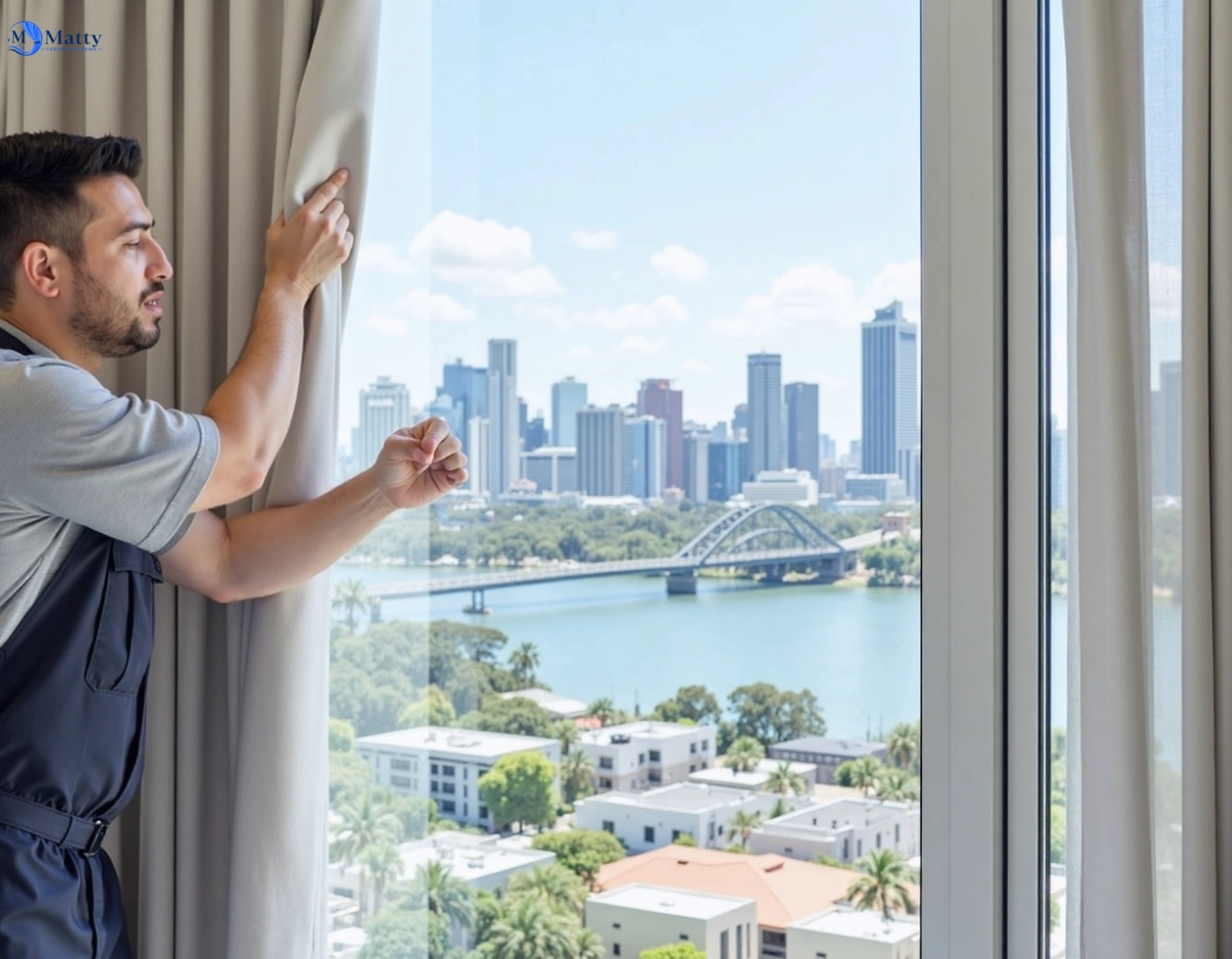 Professional curtain steam cleaning service towradgi-nsw QLD by Matty Curtain Cleaning